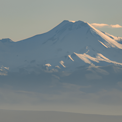 Mount Ararat towering over the surrounding landscape