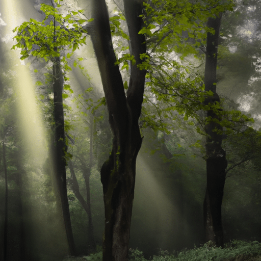 1. An enchanting photo of the dense and green Bursa Forest, teeming with life and mystery.