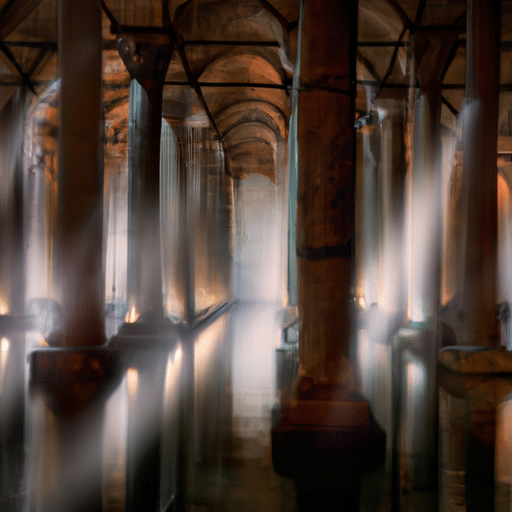 3. The enchanting view of the Basilica Cistern, with its columns reflecting in the water