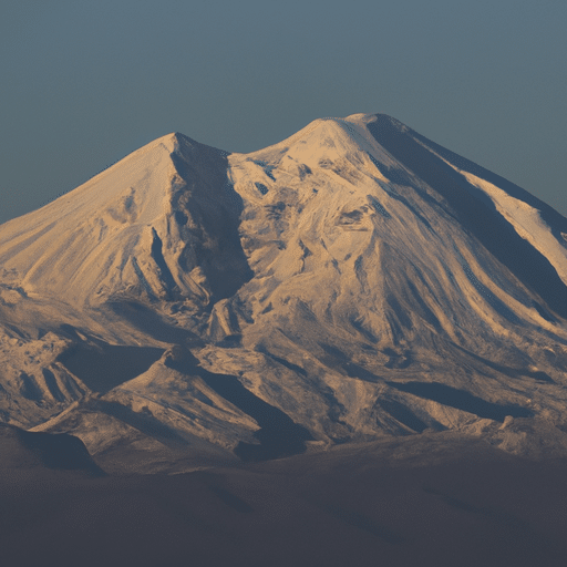 7. The majestic Mount Ararat, shrouded in snow and folklore
