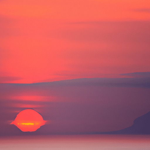 A breathtaking sunset over the Turquoise Coast, with the sky painted in shades of pink, orange, and purple.