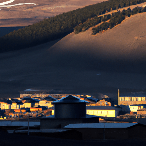 3. A breathtaking image of Erzurum's landscape as seen from the window of a boutique hotel.