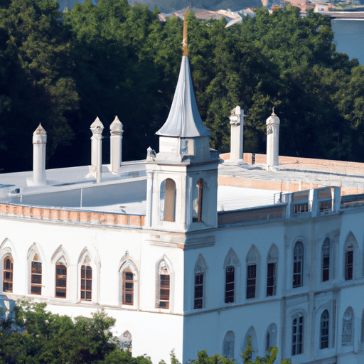The imposing facade of Topkapi Palace, overlooking the Bosphorus