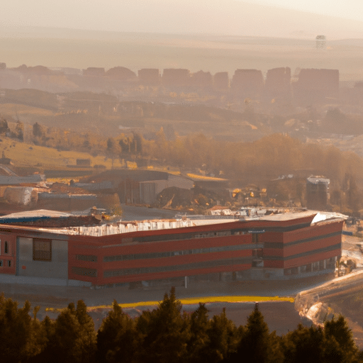 A panoramic view of Anadolu University, one of the prominent educational institutions in Eskişehir