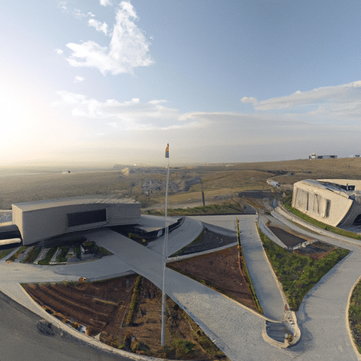 1. A panoramic view of Diyarbakir's state-of-the-art hospital, showcasing its modern architecture.