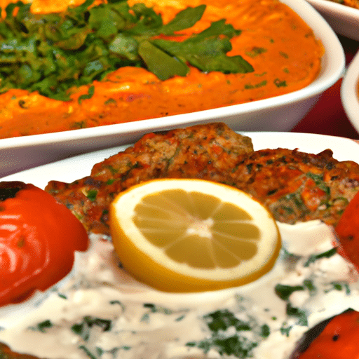A mouthwatering photo of a traditional Turkish feast, signifying the importance of food in hospitality.