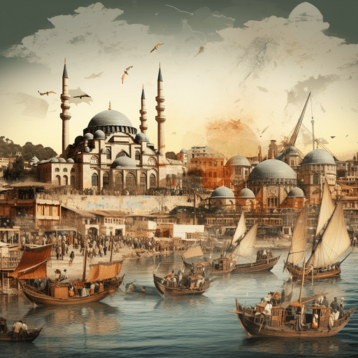 A collage showcasing various cultures that have influenced the Adana region.