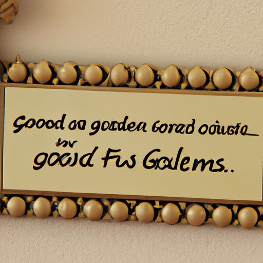 An image showing a quote 'Guests are Friends of God' displayed prominently in a Turkish household.
