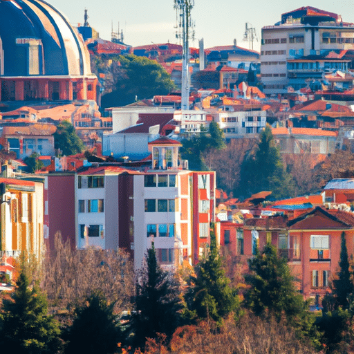 A panoramic view of Eskişehir showcasing its unique blend of modern and traditional architecture.