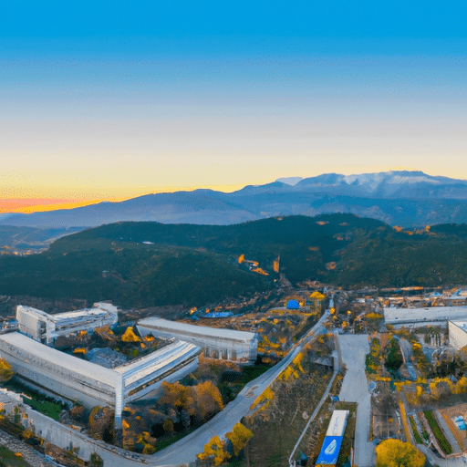 1. A panoramic view of Uludağ University, one of the leading universities in Bursa.