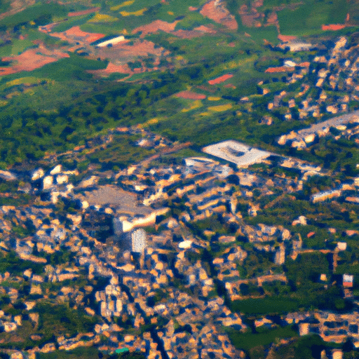 1. An aerial shot of Diyarbakır showcasing the city's extensive green spaces